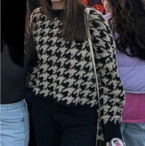 Black and Tan Sweater